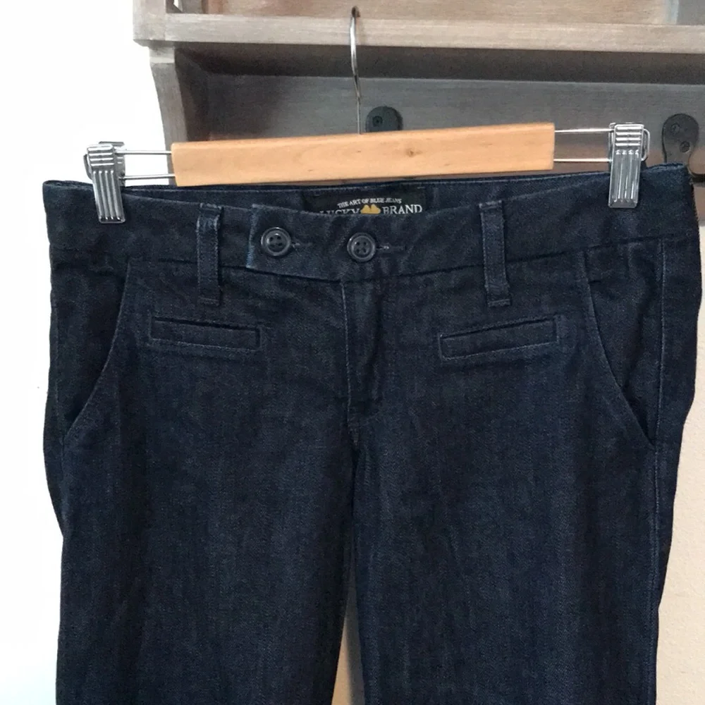 Lucky Brand Jeans double button, wide, trouser, 6  pockets, size 6/28 - Picture 2 of 9